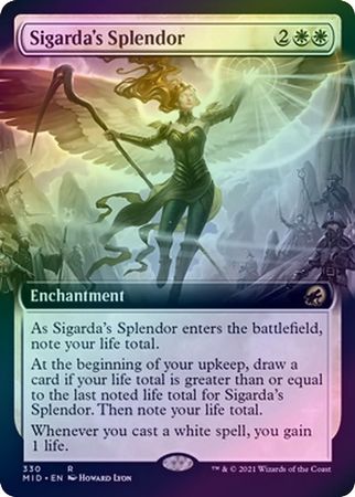 Sigarda s Splendor 330 Extended Art Foil Sigarda s Splendor 330 Extended Art Foil