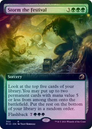 Storm the Festival 364 Extended Art Foil Storm the Festival 364 Extended Art Foil
