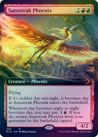 Sunstreak Phoenix 359 Extended Art Foil Sunstreak Phoenix 359 Extended Art Foil