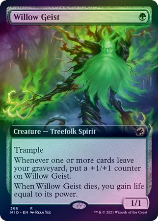 Willow Geist 366 Extended Art Foil Willow Geist 366 Extended Art Foil