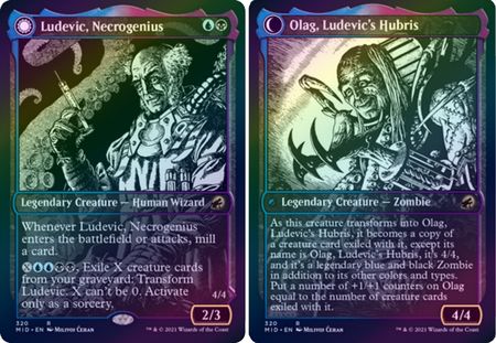 Ludevic Necrogenius Olag Ludevic s Hubris 320 Showcase Eternal Night Foil Ludevic Necrogenius Olag Ludevic s Hubris 320 Showcase Eternal Night Foil
