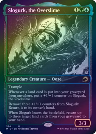 Slogurk the Overslime 324 Showcase Eternal Night Foil Innistrad Midnight Hunt Collector Booster Foil Singles Slogurk the Overslime 324 Showcase Eternal Night Foil Innistrad Midnight Hunt Collector Booster Foil Singles