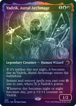 Vadrik Astral Archmage 325 Showcase Eternal Night Foil Vadrik Astral Archmage 325 Showcase Eternal Night Foil