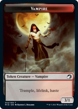 Vampire Token 014 019 Innistrad Midnight Hunt Singles Vampire Token 014 019 Innistrad Midnight Hunt Singles