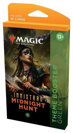 Innistrad Midnight Hunt Green Theme Booster Pack MTG Innistrad Midnight Hunt Green Theme Booster Pack MTG