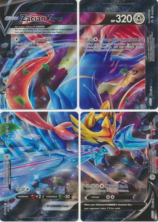  Pokémon TCG: Zacian V League Battle Deck, Multicolor : Toys &  Games