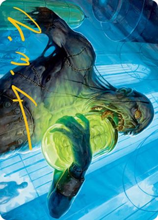 Larder Zombie 24 81 MID Art Series Gold Artist Signature Innistrad Midnight Hunt Art Series Signed Singles Larder Zombie 24 81 MID Art Series Gold Artist Signature Innistrad Midnight Hunt Art Series Signed Singles