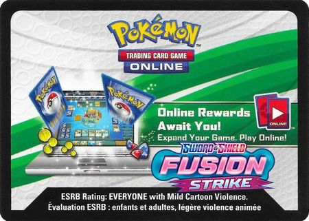 FUSION STRIKE CODES ~ Pokemon Online Booster Sword & Shield Code TCGO FAST EMAIL