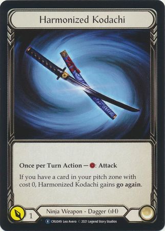 Harmonized Kodachi CRU049 Rare Unlimited Harmonized Kodachi CRU049 Rare Unlimited