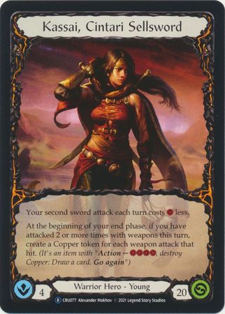 Kassai Cintari Sellsword CRU077 Rare Unlimited Kassai Cintari Sellsword CRU077 Rare Unlimited