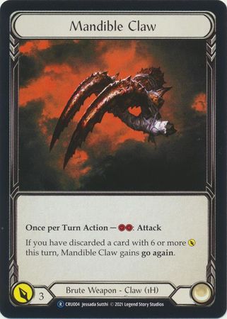 Mandible Claw CRU004 Rare Unlimited Mandible Claw CRU004 Rare Unlimited