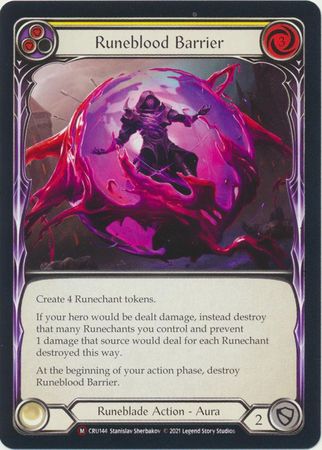Runeblood Barrier CRU144 Majestic Unlimited Runeblood Barrier CRU144 Majestic Unlimited