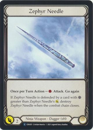Zephyr Needle CRU051 Rare Unlimited Zephyr Needle CRU051 Rare Unlimited
