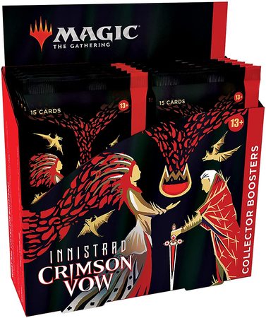 Innistrad Crimson Vow Collector Booster Box of 12 Packs MTG Magic The Gathering Sealed Product Innistrad Crimson Vow Collector Booster Box of 12 Packs MTG Magic The Gathering Sealed Product