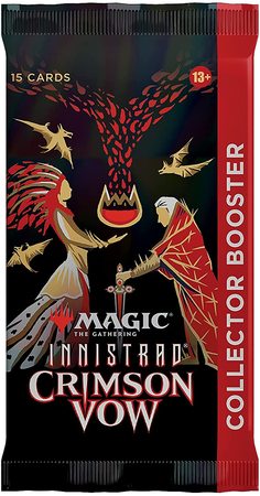 Innistrad Crimson Vow Collector Booster Pack MTG Magic The Gathering Sealed Product Innistrad Crimson Vow Collector Booster Pack MTG Magic The Gathering Sealed Product