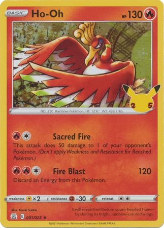 Ho-Oh - Celebrations - Pokemon