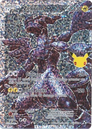 Zekrom 2021 Celebrations: Classic Collection Holo #114 Price Guide