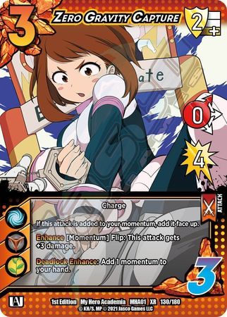 Zero Gravity Capture MHA01 130 180 XR Extra Rare 1st Edition Zero Gravity Capture MHA01 130 180 XR Extra Rare 1st Edition