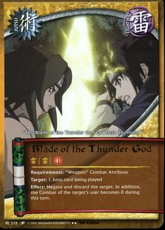 Blade of the Thunder God J 215 Rare Blade of the Thunder God J 215 Rare