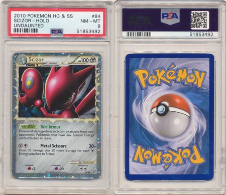 Scizor Prime 84 90 PSA NM MT 8 Ultra Rare Undaunted 3492 HGSS Undaunted Singles Scizor Prime 84 90 PSA NM MT 8 Ultra Rare Undaunted 3492 HGSS Undaunted Singles