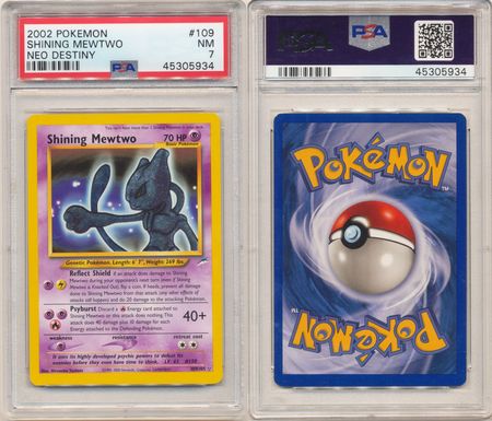 Shining Mewtwo Triple Star 109 105 PSA NM 7 Holo Unlimited Neo Destiny 5934 Neo Destiny Unlimited Singles Shining Mewtwo Triple Star 109 105 PSA NM 7 Holo Unlimited Neo Destiny 5934 Neo Destiny Unlimited Singles