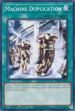 Machine Duplication SDCS EN032 Common 1st Edition Structure Deck Cyber Strike 1st Edition Singles Machine Duplication SDCS EN032 Common 1st Edition Structure Deck Cyber Strike 1st Edition Singles