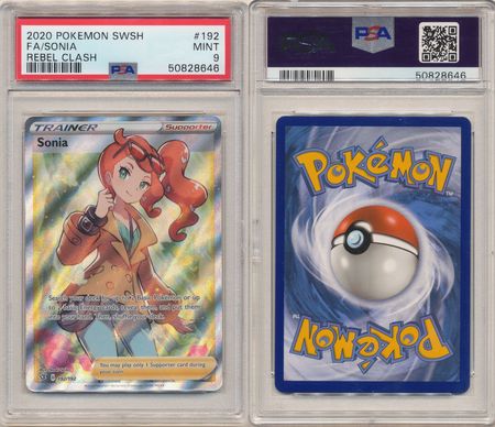 Pokemon Sonia Full Art Mint shops 192/192 Rebel Clash