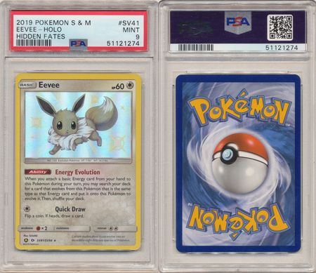 Eevee SV41 SV94 PSA 9 Mint Shiny Rare Hidden Fates 1274 Hidden Fates Singles Eevee SV41 SV94 PSA 9 Mint Shiny Rare Hidden Fates 1274 Hidden Fates Singles
