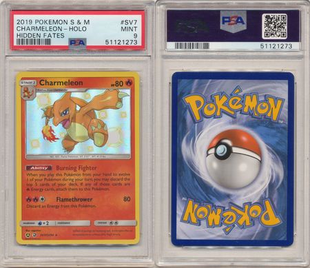 Charmeleon SV7 SV94 PSA 9 Mint Shiny Rare Hidden Fates 1273 PSA Graded Pokemon Cards Charmeleon SV7 SV94 PSA 9 Mint Shiny Rare Hidden Fates 1273 PSA Graded Pokemon Cards