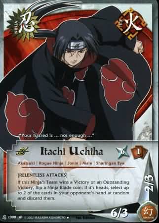 Itachi Uchiha N C008 Uncommon Itachi Uchiha N C008 Uncommon