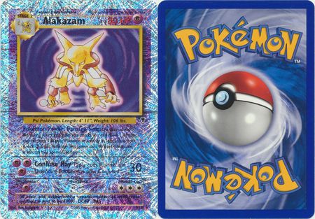 Alakazam Star - 99/100 - Shiny Rare Holo - Reverse Holo - Pokemon