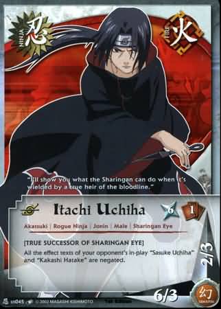 Itachi Uchiha N US045 Common Naruto Quest For Power Itachi Uchiha N US045 Common Naruto Quest For Power