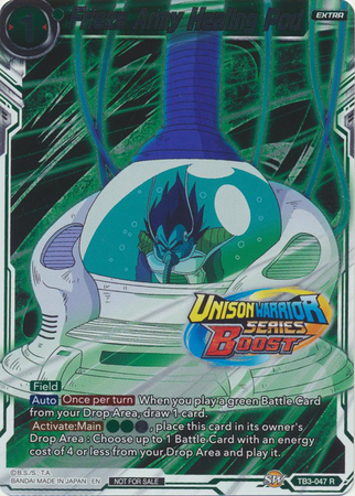 Frieza Army Healing Pod Event Pack 8 TB3 047 R Tournament Promo Frieza Army Healing Pod Event Pack 8 TB3 047 R Tournament Promo