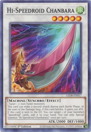 Hi Speedroid Chanbara LED8 EN017 Common 1st Edition Legendary Duelists Synchro Storm 1st Edition Singles Hi Speedroid Chanbara LED8 EN017 Common 1st Edition Legendary Duelists Synchro Storm 1st Edition Singles
