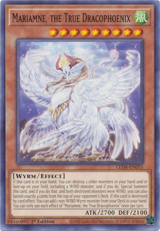 Mariamne the True Dracophoenix LED8 EN051 Common 1st Edition Legendary Duelists Synchro Storm 1st Edition Singles Mariamne the True Dracophoenix LED8 EN051 Common 1st Edition Legendary Duelists Synchro Storm 1st Edition Singles
