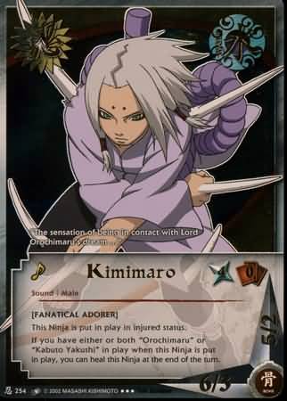 Kimimaro Fanatical Adorer N 254 Super Rare Naruto Quest For Power Kimimaro Fanatical Adorer N 254 Super Rare Naruto Quest For Power