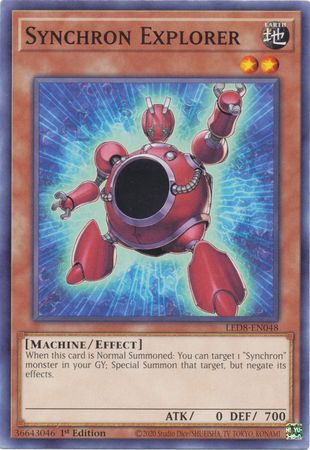 Synchron Explorer LED8 EN048 Common 1st Edition Legendary Duelists Synchro Storm 1st Edition Singles Synchron Explorer LED8 EN048 Common 1st Edition Legendary Duelists Synchro Storm 1st Edition Singles