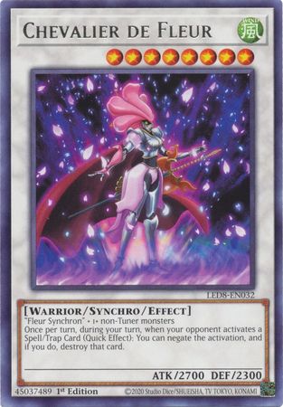 Chevalier de Fleur LED8 EN032 Rare 1st Edition Legendary Duelists Synchro Storm 1st Edition Singles Chevalier de Fleur LED8 EN032 Rare 1st Edition Legendary Duelists Synchro Storm 1st Edition Singles