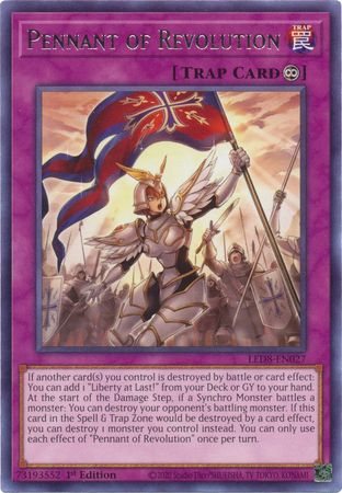 Pennant of Revolution LED8 EN027 Rare 1st Edition Legendary Duelists Synchro Storm 1st Edition Singles Pennant of Revolution LED8 EN027 Rare 1st Edition Legendary Duelists Synchro Storm 1st Edition Singles