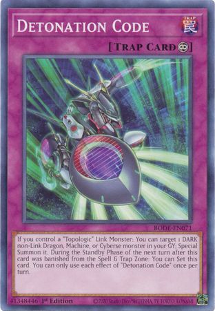 Detonation Code BODE EN071 Common 1st Edition Detonation Code BODE EN071 Common 1st Edition