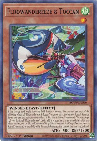 Floowandereeze Toccan BODE EN016 Common 1st Edition Burst of Destiny 1st Edition Singles Floowandereeze Toccan BODE EN016 Common 1st Edition Burst of Destiny 1st Edition Singles