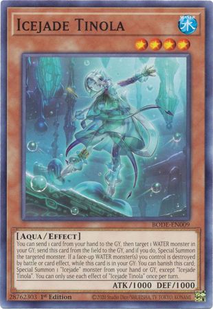 Icejade Tinola BODE EN009 Common 1st Edition Burst of Destiny 1st Edition Singles Icejade Tinola BODE EN009 Common 1st Edition Burst of Destiny 1st Edition Singles