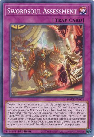 Swordsoul Assessment BODE EN072 Common 1st Edition Burst of Destiny 1st Edition Singles Swordsoul Assessment BODE EN072 Common 1st Edition Burst of Destiny 1st Edition Singles