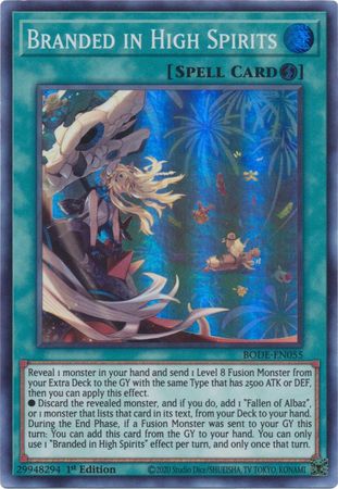 Branded in High Spirits BODE EN055 Super Rare 1st Edition Branded in High Spirits BODE EN055 Super Rare 1st Edition