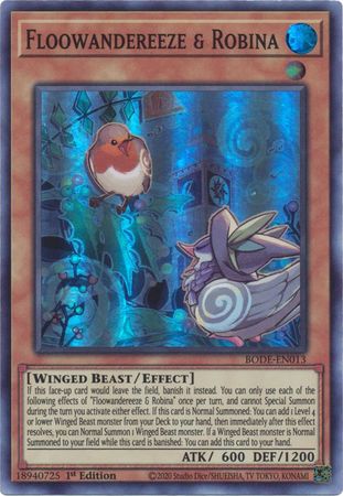 Floowandereeze Robina BODE EN013 Super Rare 1st Edition Burst of Destiny 1st Edition Singles Floowandereeze Robina BODE EN013 Super Rare 1st Edition Burst of Destiny 1st Edition Singles