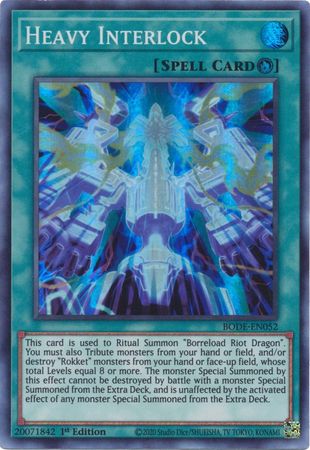 Heavy Interlock BODE EN052 Super Rare 1st Edition Burst of Destiny 1st Edition Singles Heavy Interlock BODE EN052 Super Rare 1st Edition Burst of Destiny 1st Edition Singles