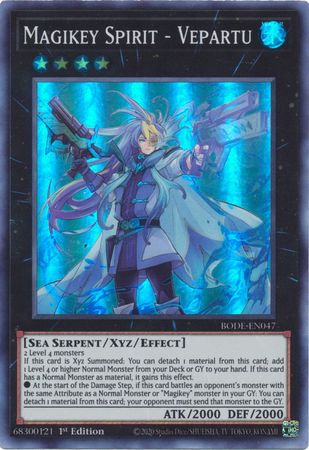 Magikey Spirit Vepartu BODE EN047 Super Rare 1st Edition Burst of Destiny 1st Edition Singles Magikey Spirit Vepartu BODE EN047 Super Rare 1st Edition Burst of Destiny 1st Edition Singles