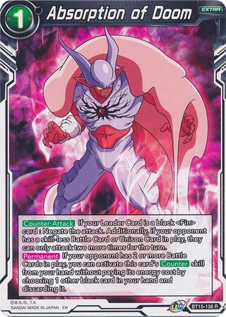 Absorption of Doom BT15 138 Rare Absorption of Doom BT15 138 Rare