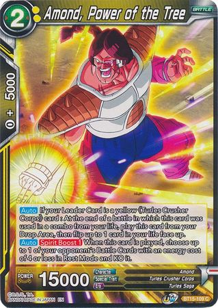 Amond Power of the Tree BT15 109 Common UW Series 6 Saiyan Showdown Singles Amond Power of the Tree BT15 109 Common UW Series 6 Saiyan Showdown Singles