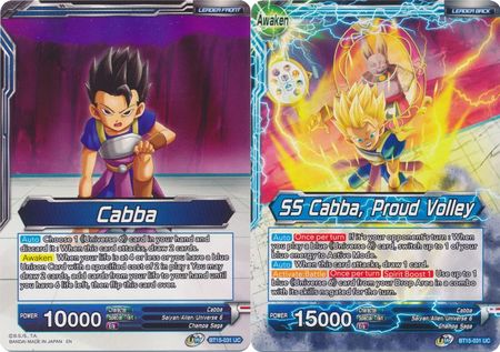 Cabba SS Cabba Proud Volley BT15 031 Uncommon UW Series 6 Saiyan Showdown Singles Cabba SS Cabba Proud Volley BT15 031 Uncommon UW Series 6 Saiyan Showdown Singles